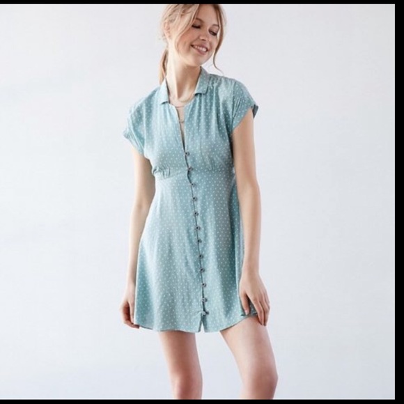 Kimchi Blue Dresses & Skirts - Kimchi Blue: Polka Dot Tee-Shirt Dress size L